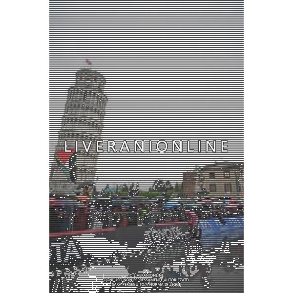20-05-2025 Giro D\'italia; Tappa 10 Lucca - Pisa; 2025, Uae Team Emirates - Xrg; Del Toro Romero, Isaac; Pisa Piazza Dei Miracoli; ©SIROTTI - AGENZIA ALDO LIVERANI SAS