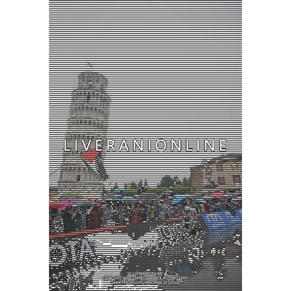 20-05-2025 Giro D\'italia; Tappa 10 Lucca - Pisa; 2025, Uae Team Emirates - Xrg; Ayuso Pesquera, Juan; Pisa Piazza Dei Miracoli; ©SIROTTI - AGENZIA ALDO LIVERANI SAS
