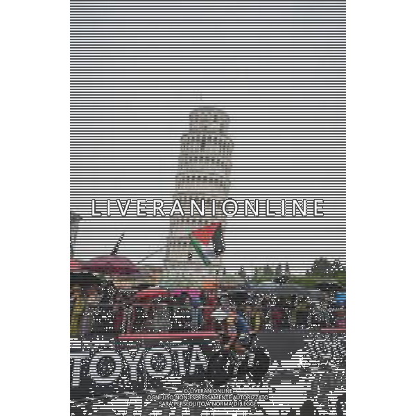 20-05-2025 Giro D\'italia; Tappa 10 Lucca - Pisa; 2025, Lidl - Trek; Ciccone, Giulio; Pisa Piazza Dei Miracoli; ©SIROTTI - AGENZIA ALDO LIVERANI SAS