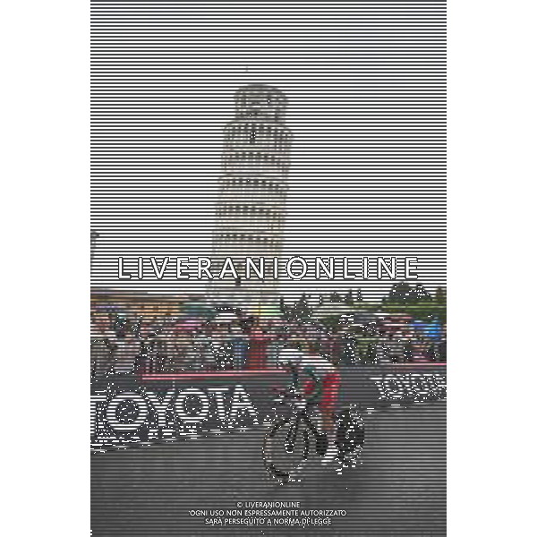 20-05-2025 Giro D\'italia; Tappa 10 Lucca - Pisa; 2025, Polti - Visit Malta; Piganzoli, Davide; Pisa Piazza Dei Miracoli; ©SIROTTI - AGENZIA ALDO LIVERANI SAS