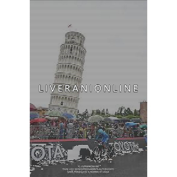 20-05-2025 Giro D\'italia; Tappa 10 Lucca - Pisa; 2025, Xds - Astana; Fortunato, Lorenzo; Pisa Piazza Dei Miracoli; ©SIROTTI - AGENZIA ALDO LIVERANI SAS