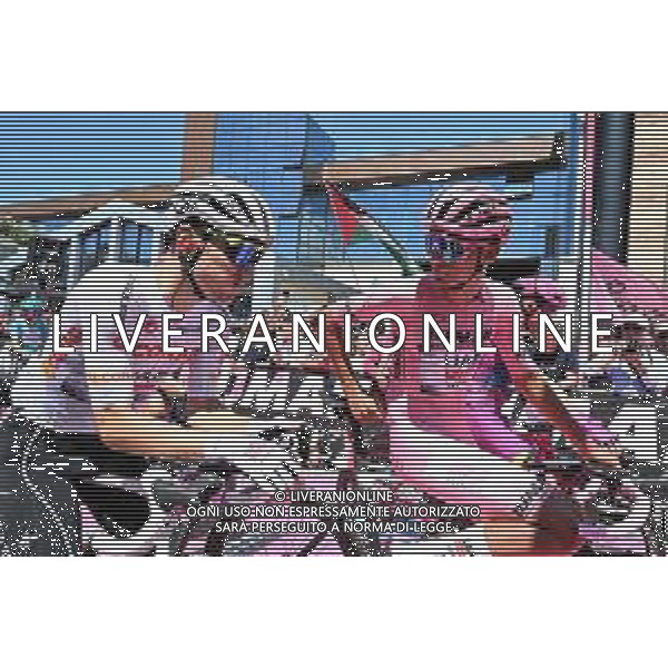 21-05-2025 Giro D\'italia; Tappa 11 Viareggio - Castelnovo Ne Monti; 2025, Uae Team Emirates - Xrg; Del Toro Romero, Isaac; Ayuso Pesquera, Juan; Viareggio;