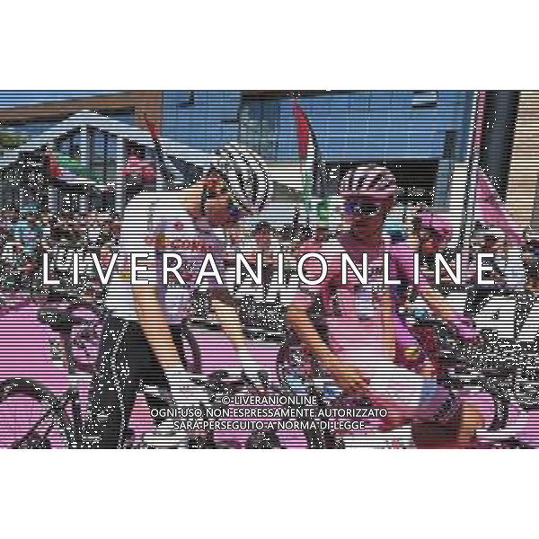 21-05-2025 Giro D\'italia; Tappa 11 Viareggio - Castelnovo Ne Monti; 2025, Uae Team Emirates - Xrg; Del Toro Romero, Isaac; Ayuso Pesquera, Juan; Viareggio;