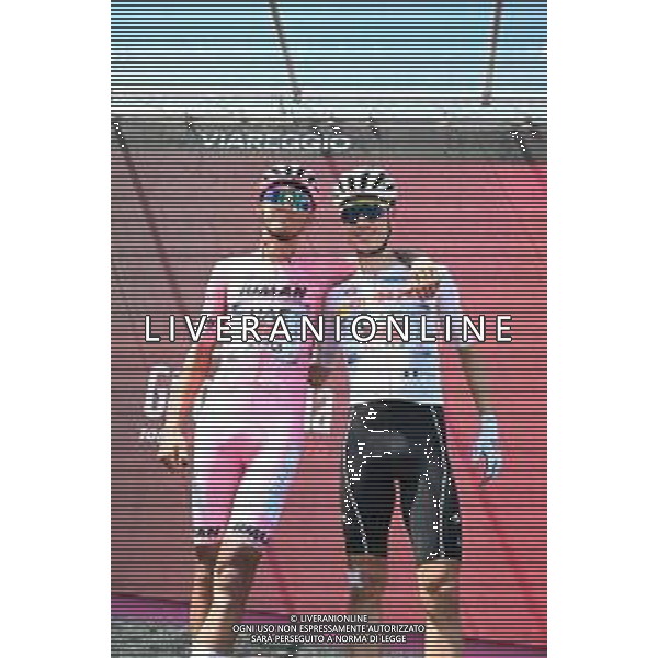 21-05-2025 Giro D\'italia; Tappa 11 Viareggio - Castelnovo Ne Monti; 2025, Uae Team Emirates - Xrg; Ayuso Pesquera, Juan; Del Toro Romero, Isaac; Viareggio;