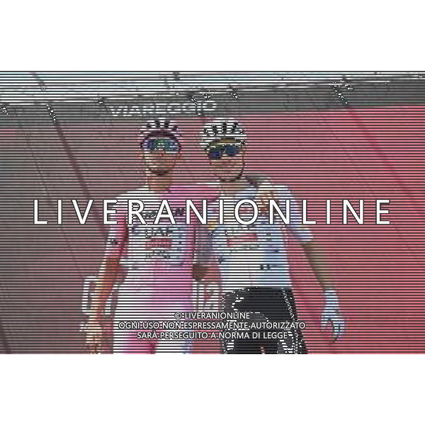 21-05-2025 Giro D\'italia; Tappa 11 Viareggio - Castelnovo Ne Monti; 2025, Uae Team Emirates - Xrg; Ayuso Pesquera, Juan; Del Toro Romero, Isaac; Viareggio;