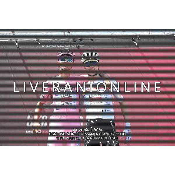 21-05-2025 Giro D\'italia; Tappa 11 Viareggio - Castelnovo Ne Monti; 2025, Uae Team Emirates - Xrg; Ayuso Pesquera, Juan; Del Toro Romero, Isaac; Viareggio;