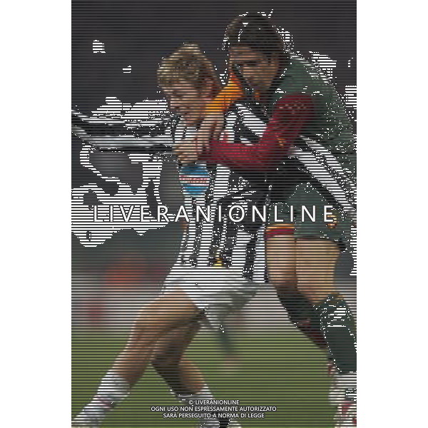 ROMA - JUVENTUS COPPA ITALIA TIM CUP 01.02.2006 NELLA FOTO: FEDERICO BALZARETTI E TADDEI PH TERRUSO/AG. ALDO LIVERANI