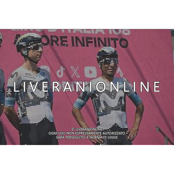 21-05-2025 Giro D\'italia; Tappa 11 Viareggio - Castelnovo Ne Monti; 2025, Movistar; Quintana Rojas Nairo, Alexander; Formolo, Davide; Viareggio;