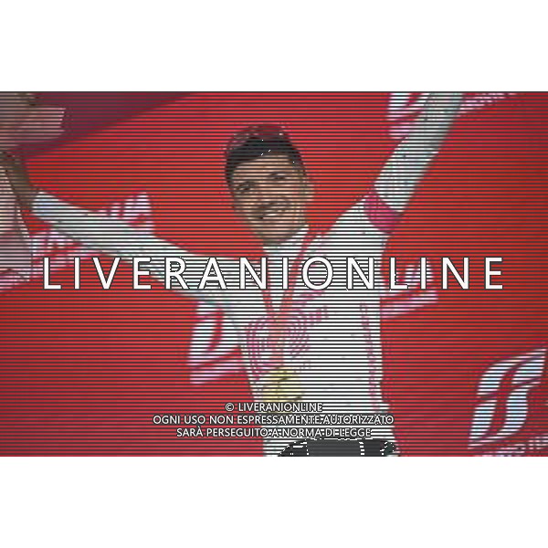 21-05-2025 Giro D\'italia; Tappa 11 Viareggio - Castelnovo Ne Monti; 2025, Ef Education - Easypost; Carapaz Antonio, Richard Antonio; Castelnovo Ne Monti; ©SIROTTI - AGENZIA ALDO LIVERANI SAS