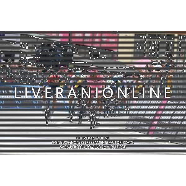 21-05-2025 Giro D\'italia; Tappa 11 Viareggio - Castelnovo Ne Monti; 2025, Uae Team Emirates - Xrg; 2025, Lidl - Trek; Del Toro Romero, Isaac; Ciccone, Giulio; Castelnovo Ne Monti; ©SIROTTI - AGENZIA ALDO LIVERANI SAS