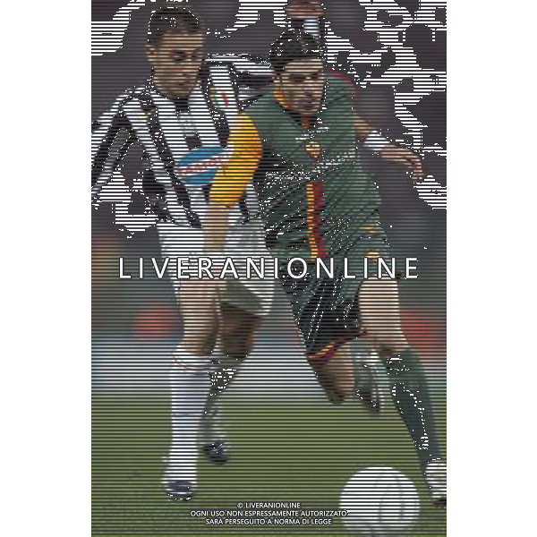 ROMA - JUVENTUS COPPA ITALIA TIM CUP 01.02.2006 NELLA FOTO: SIMONE PERROTTA E CANNAVARO FABIO PH TERRUSO/AG. ALDO LIVERANI