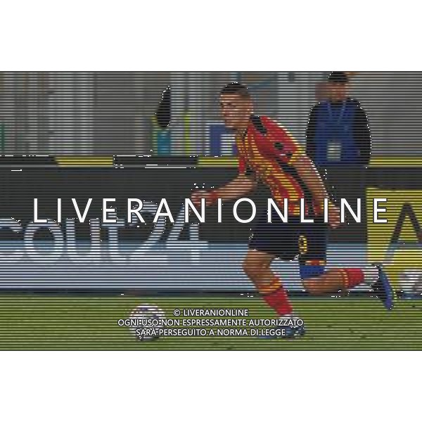 TVEM May 18, 2025 Lecce, Italy - US Lecce vs Torino FC - Italian soccer serie A 2024/25 - Via Del Mare Stadium. In the pic: Nikola Krstovic of US Lecce ©TVEM Emmanuele Mastrodonato - AGENZIA ALDO LIVERANI SAS