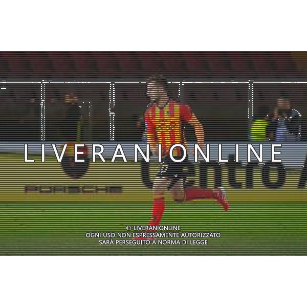 TVEM May 18, 2025 Lecce, Italy - US Lecce vs Torino FC - Italian soccer serie A 2024/25 - Via Del Mare Stadium. In the pic: Ylber Ramadani of US Lecce celebrates after scoring a goal ©TVEM Emmanuele Mastrodonato - AGENZIA ALDO LIVERANI SAS