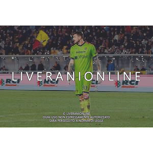 TVEM May 18, 2025 Lecce, Italy - US Lecce vs Torino FC - Italian soccer serie A 2024/25 - Via Del Mare Stadium. In the pic: Wladimiro Falcone of US Lecce ©TVEM Emmanuele Mastrodonato - AGENZIA ALDO LIVERANI SAS