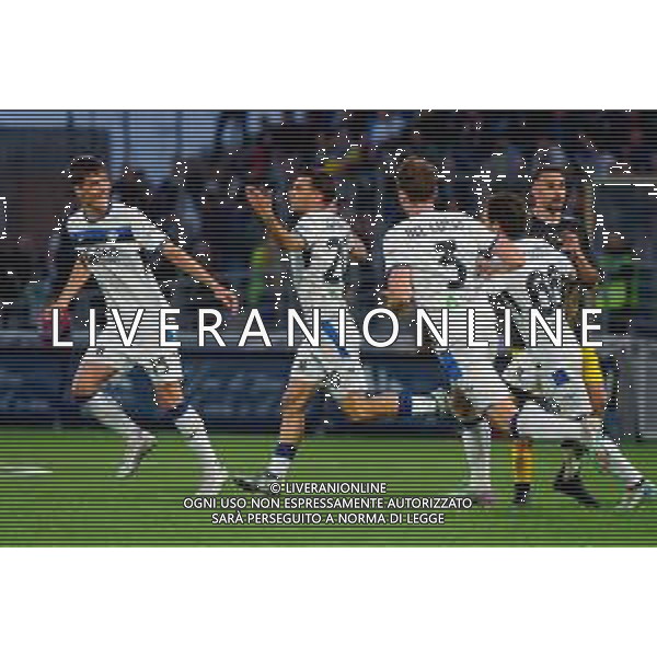 Andrea Ceresoli of Atalanta U23 celebrates after scoring a goal with teammates -Audace Cerignola - Atalanta U23 ritorno dei quarti di finale play-off Serie C - 21.05.2025 ©TVEM Emmanuele Mastrodonato - AGENZIA ALDO LIVERANI SAS
