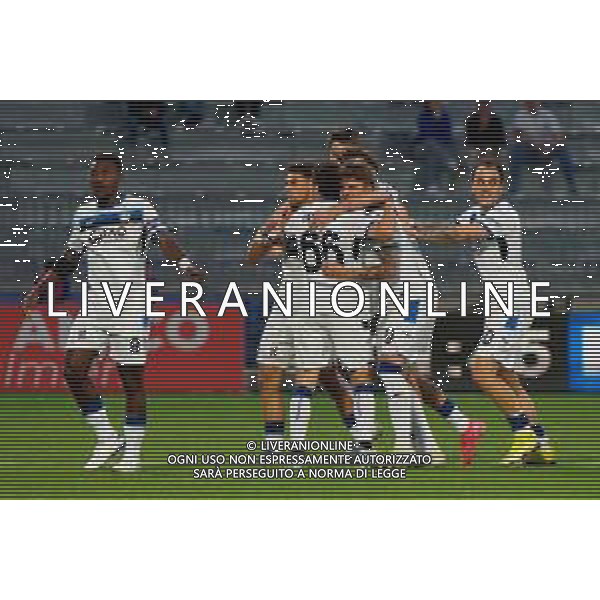 Andrea Ceresoli of Atalanta U23 celebrates after scoring a goal with teammates -Audace Cerignola - Atalanta U23 ritorno dei quarti di finale play-off Serie C - 21.05.2025 ©TVEM Emmanuele Mastrodonato - AGENZIA ALDO LIVERANI SAS