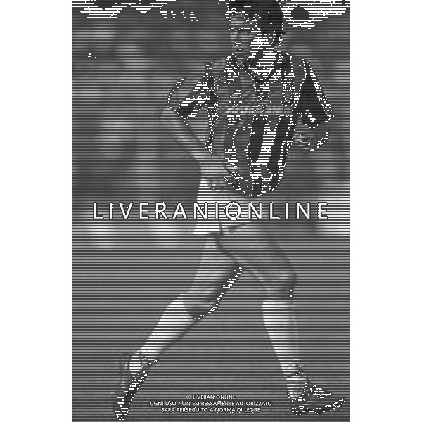ST-RETROSPETTIVA STEFANO BORGONOVO CALCIATORE NELLA FOTO STEFANO BORGONOVO CON LA MAGLIA DEL MILAN AG ALDO LIVERANI SAS