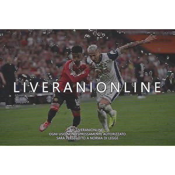 TVRG Tottenham Hotspur vs Manchester United nella foto Amad Diallo (Manchester United) e Richarlison de Andrade (Tottenham Hotspur) Bilbao (SPA) 21-05-2025 Stadio San Mames UEFA Europa League - finale foto Roberto Garavaglia/Agenzia Aldo Liverani sas