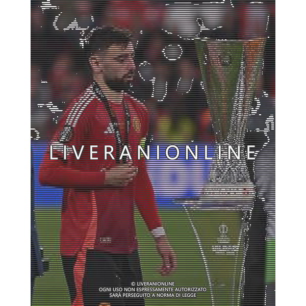TVRG Tottenham Hotspur vs Manchester United nella foto Bruno Fernandes (Manchester United) Bilbao (SPA) 21-05-2025 Stadio San Mames UEFA Europa League - finale foto Roberto Garavaglia/Agenzia Aldo Liverani sas