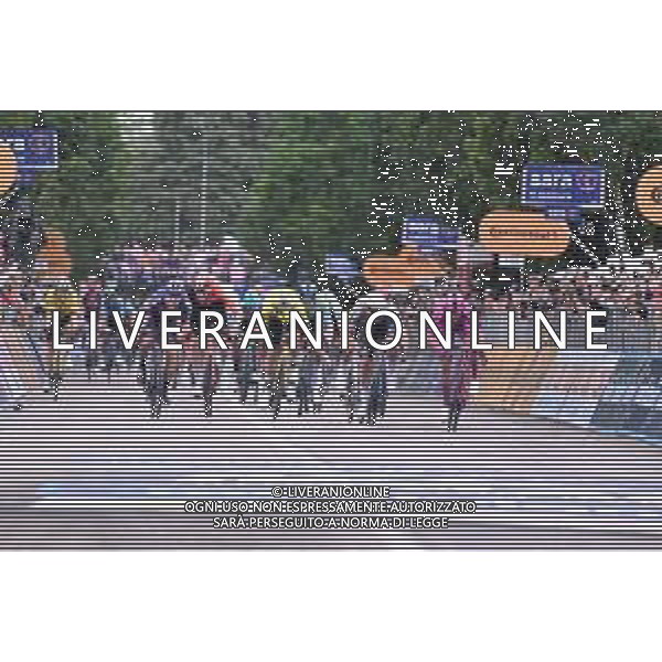 22-05-2025 Giro D\'italia; Tappa 12 Modena - Viadana; 2025, Visma - Lease A Bike; 2025, Picnic - Postnl; 2025, Alpecin - Deceuninck; 2025, Lidl - Trek; Kooij, Olav; Van Uden, Casper; Groves, Kaden; Pedersen, Mads; Viadana; ©SIROTTI - AGENZIA ALDO LIVERANI SAS