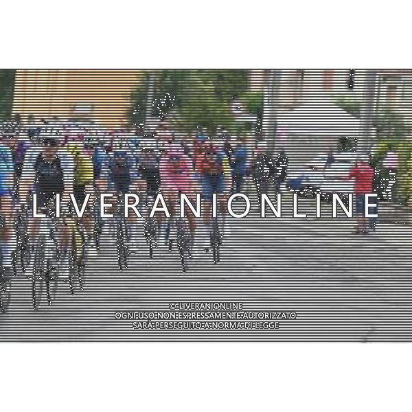 22-05-2025 Giro D\'italia; Tappa 12 Modena - Viadana; 2025, Uae Team Emirates - Xrg; 2025, Soudal - Quick Step; Del Toro Romero, Isaac; Cattaneo, Mattia; Viadana; ©SIROTTI - AGENZIA ALDO LIVERANI SAS