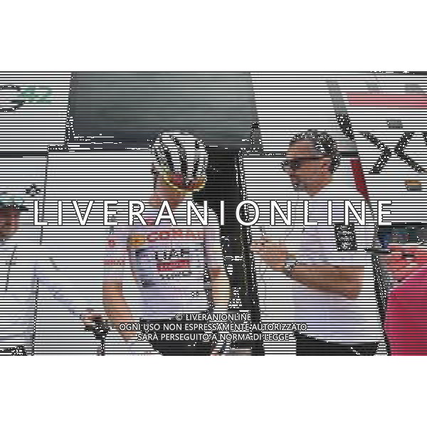 23-05-2025 Giro D\'italia; Tappa 13 Rovigo - Vicenza; 2025, Uae Team Emirates - Xrg; Ayuso Pesquera, Juan; Baldato, Fabio; Rovigo; ©SIROTTI - AGENZIA ALDO LIVERANI SAS
