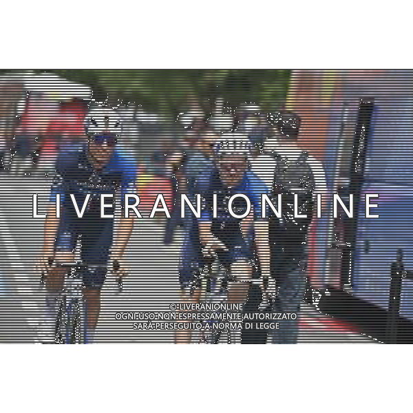 23-05-2025 Giro D\'italia; Tappa 13 Rovigo - Vicenza; 2025, Groupama - Fdj; Germani, Lorenzo; Gaudu, David; Rovigo; ©SIROTTI - AGENZIA ALDO LIVERANI SAS
