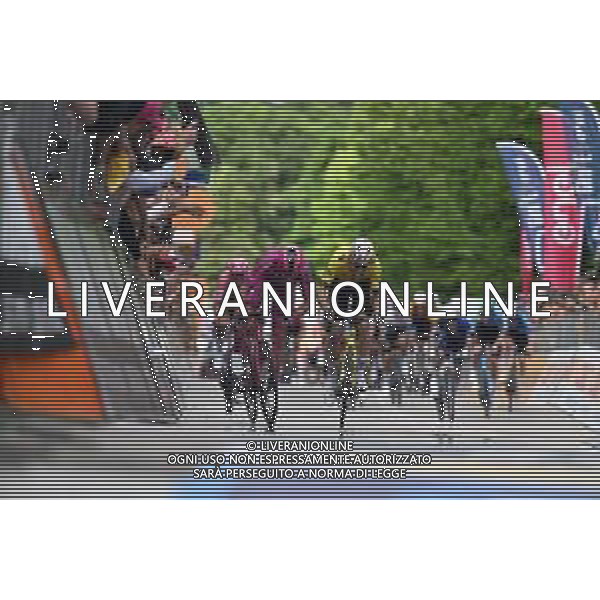 23-05-2025 Giro D\'italia; Tappa 13 Rovigo - Vicenza; 2025, Lidl - Trek; 2025, Visma - Lease A Bike; Pedersen, Mads; Van Aert, Wout; Vicenza - Monte Berico; ©SIROTTI - AGENZIA ALDO LIVERANI SAS