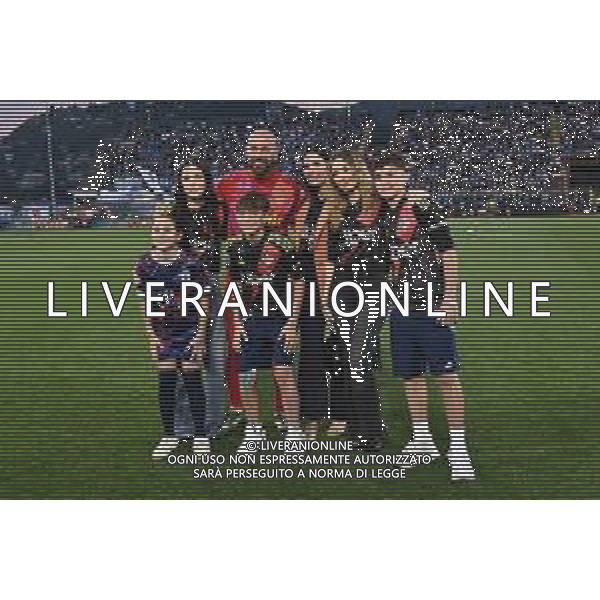 Como vs Inter nella foto Jose’ Manuel Pepe Reina (Como) con la famiglia prima della gara Como 23-05-2025 Stadio Giuseppe Sinigaglia Campionato Serie A Enilive - 38a giornata foto Roberto Garavaglia/Agenzia Aldo Liverani sas