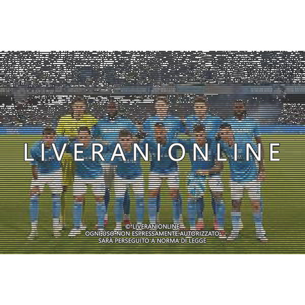 NAPOLI - CAGLIARI CAMPIONATO CALCIO SERIE A 23.05.2025 NELLA FOTO: SQUADRA NAPOLI FORMAZIONE FOTO MOSCA, AG,LIVERANI- AGENZIA ALDO LIVERANI SAS
