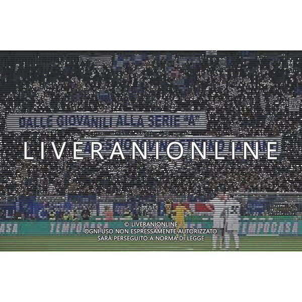 Como vs Inter nella foto striscione per Alessio Iovine (Como) Como 23-05-2025 Stadio Giuseppe Sinigaglia Campionato Serie A Enilive - 38a giornata foto Roberto Garavaglia/Agenzia Aldo Liverani sas