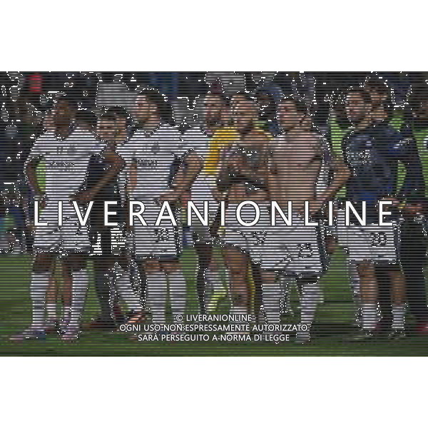Como vs Inter nella foto giocatori Inter sotto il settore ospiti a fine gara Como 23-05-2025 Stadio Giuseppe Sinigaglia Campionato Serie A Enilive - 38a giornata foto Roberto Garavaglia/Agenzia Aldo Liverani sas