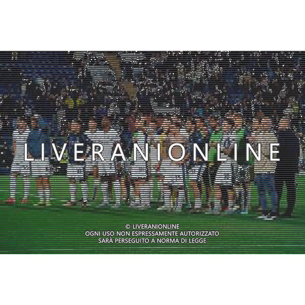 TVEM May 23, 2025 Como, Italy - Como 1907 vs FC Inter - Italian soccer serie A 2024/25 - Giuseppe Sinigaglia Stadium. In the pic: the FC Inter players disappointed ©TVEM Emmanuele Mastrodonato - AGENZIA ALDO LIVERANI SAS