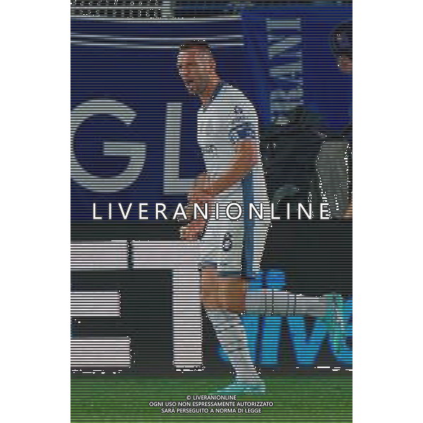 TVEM May 23, 2025 Como, Italy - Como 1907 vs FC Inter - Italian soccer serie A 2024/25 - Giuseppe Sinigaglia Stadium. In the pic: Stefan de Vrij of FC Inter celebrates after scoring a goal ©TVEM Emmanuele Mastrodonato - AGENZIA ALDO LIVERANI SAS