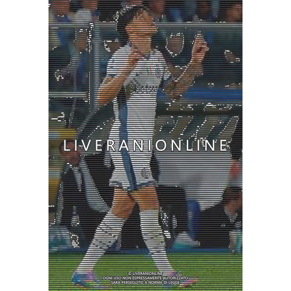 TVEM May 23, 2025 Como, Italy - Como 1907 vs FC Inter - Italian soccer serie A 2024/25 - Giuseppe Sinigaglia Stadium. In the pic: Joaquín Correa of FC Inter celebrates after scoring a goal ©TVEM Emmanuele Mastrodonato - AGENZIA ALDO LIVERANI SAS