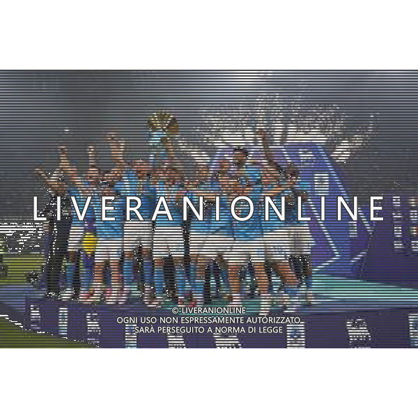 NAPOLI - CAGLIARI CAMPIONATO CALCIO SERIE A 23.05.2025 NELLA FOTO: NAPOLI, CAMPIONE CAMPIONE D\'ITALIA FOTO MOSCA, AG LIVERANI- AGENZIA ALDO LIVERANI SAS