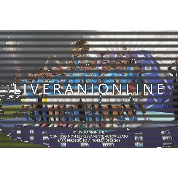 NAPOLI - CAGLIARI CAMPIONATO CALCIO SERIE A 23.05.2025 NELLA FOTO: NAPOLI, CAMPIONE CAMPIONE D\'ITALIA FOTO MOSCA, AG LIVERANI- AGENZIA ALDO LIVERANI SAS