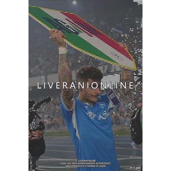 NAPOLI - CAGLIARI CAMPIONATO CALCIO SERIE A 23.05.2025 NELLA FOTO: NAPOLI, CAMPIONE CAMPIONE D\'ITALIA Giovanni Di Lorenzo FOTO MOSCA, AG LIVERANI- AGENZIA ALDO LIVERANI SAS