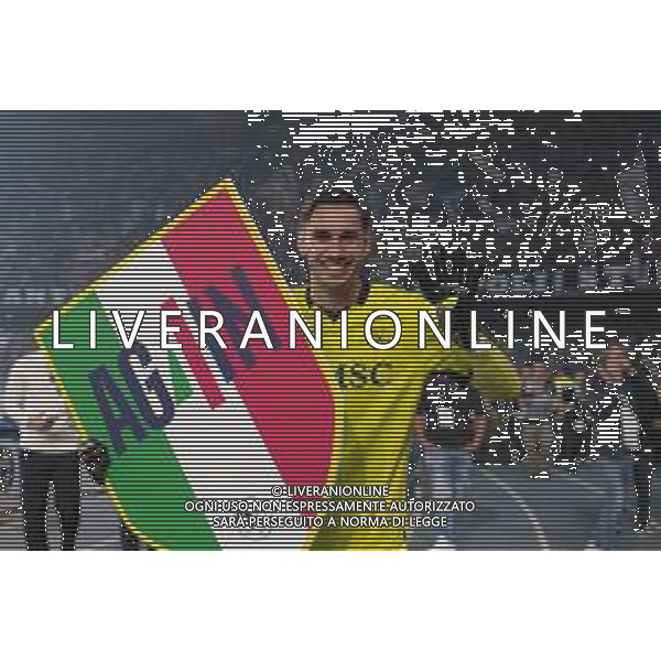 NAPOLI - CAGLIARI CAMPIONATO CALCIO SERIE A 23.05.2025 NELLA FOTO: NAPOLI, CAMPIONE CAMPIONE D\'ITALIA Alex Meret FOTO MOSCA, AG LIVERANI- AGENZIA ALDO LIVERANI SAS