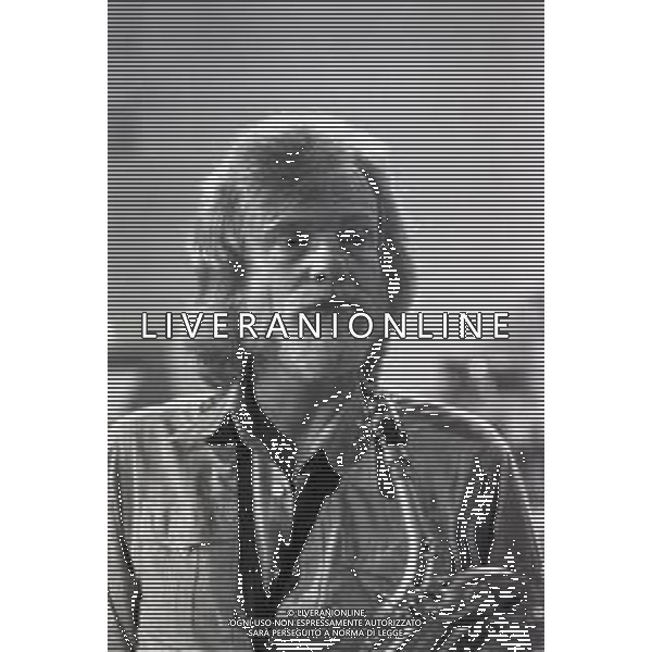 NEG-RETROSPETTIVA GERRY MULLIGAN SASSOFONISTA-COMPOSITORE E ARRANGIATORE STATUNITENSE NELLA FOTO GERRY MULLIGAN A VENEZIA NELL\'ANNO 1974 AG GIOVANNI LIVERANI-AG ALDO LIVERANI SAS