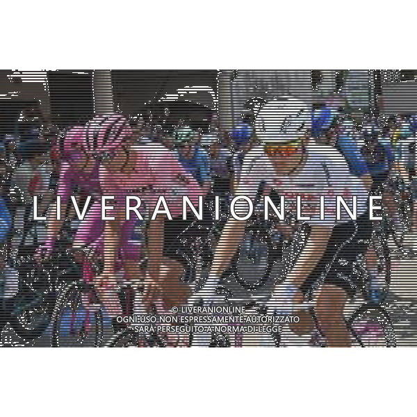 24-05-2025 Giro D\'italia; Tappa 14 Treviso - Gorizia; 2025, Uae Team Emirates - Xrg; Ayuso Pesquera, Juan; Del Toro Romero, Isaac; Treviso; ©SIROTTI - AGENZIA ALDO LIVERANI SAS