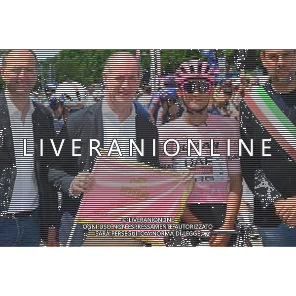 24-05-2025 Giro D\'italia; Tappa 14 Treviso - Gorizia; 2025, Uae Team Emirates - Xrg; Del Toro Romero, Isaac; Zaia, Luca; Treviso; ©SIROTTI - AGENZIA ALDO LIVERANI SAS