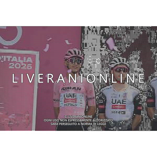 24-05-2025 Giro D\'italia; Tappa 14 Treviso - Gorizia; 2025, Uae Team Emirates - Xrg; Del Toro Romero, Isaac; Yates, Adam; Treviso; ©SIROTTI - AGENZIA ALDO LIVERANI SAS