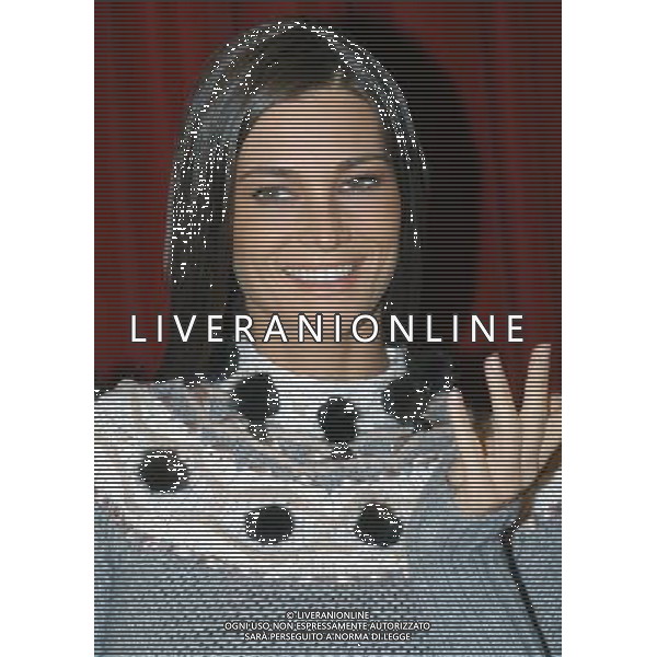 MILANO 7-2-06 TEATRO MANZONI CONFERENZA STAMPA DI PRESENTAZIONE DELLO SPETTACOLO LIOLA NELLA FOTO: MANUELA ARCURI PH: AG. ALDO LIVERANI 