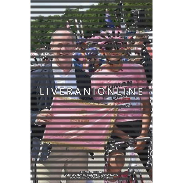 24-05-2025 Giro D\'italia; Tappa 14 Treviso - Gorizia; 2025, Uae Team Emirates - Xrg; Del Toro Romero, Isaac; Zaia, Luca; Treviso; foto stefano sirotti-ag aldo liverani sas
