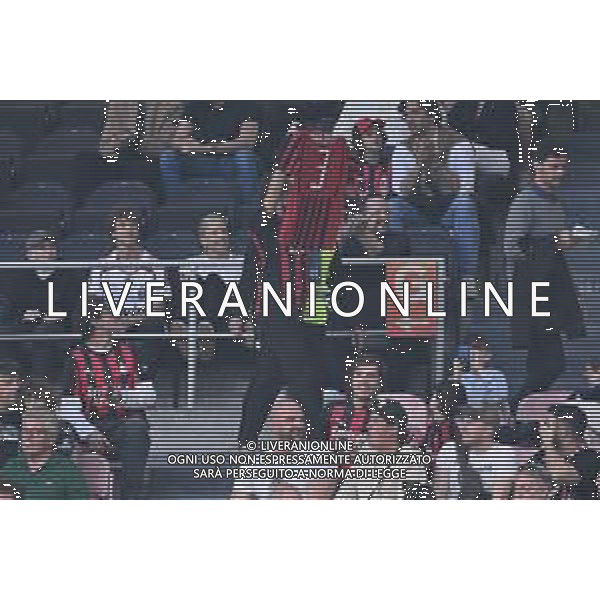 Milan vs Monza nella foto un tifoso in tribuna mostra la maglia di Paolo Maldini Milano 24-05-2025 Stadio Giuseppe Meazza - San Siro Campionato Serie A Enilive - 38a giornata foto Roberto Garavaglia/Agenzia Aldo Liverani sas