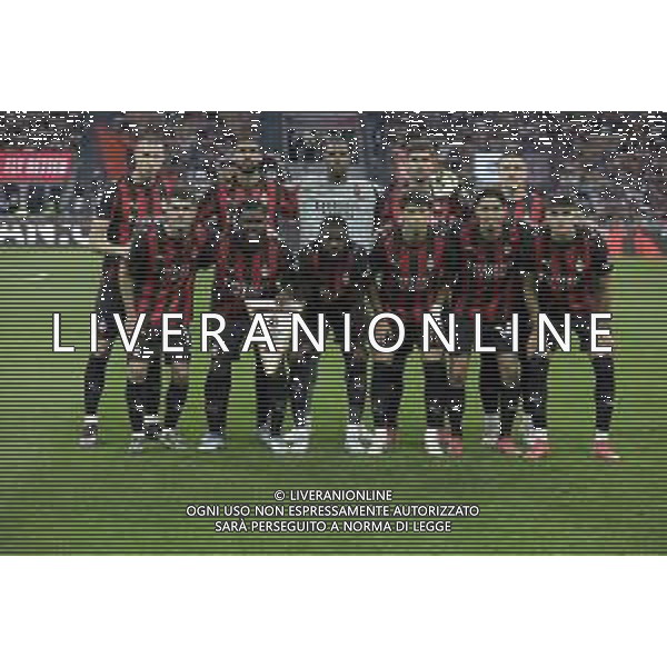 FORMAZIONE SQUADRA DEL MILAN -MILAN vs MONZA CAMPIONATO CALCIO SERIE A 24-05-2025 ©PAOLO GIAMPIETRI - AGENZIA ALDO LIVERANI SAS