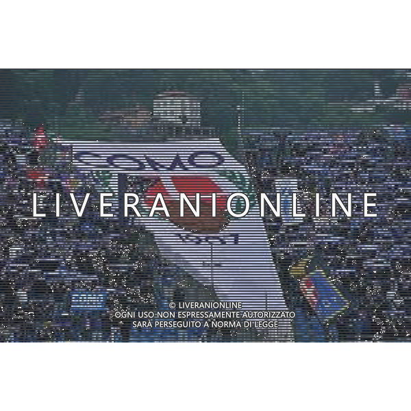 TVEM May 23, 2025 Como, Italy - Como 1907 vs FC Inter - Italian soccer serie A 2024/25 - Giuseppe Sinigaglia Stadium. In the pic: Supporters of Como 1907 ©TVEM Emmanuele Mastrodonato - AGENZIA ALDO LIVERANI SAS