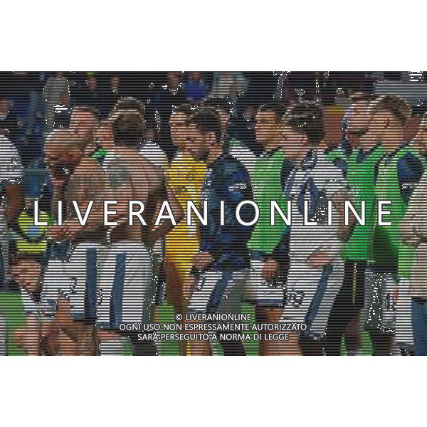TVEM May 23, 2025 Como, Italy - Como 1907 vs FC Inter - Italian soccer serie A 2024/25 - Giuseppe Sinigaglia Stadium. In the pic: the FC Inter players disappointed ©TVEM Emmanuele Mastrodonato - AGENZIA ALDO LIVERANI SAS