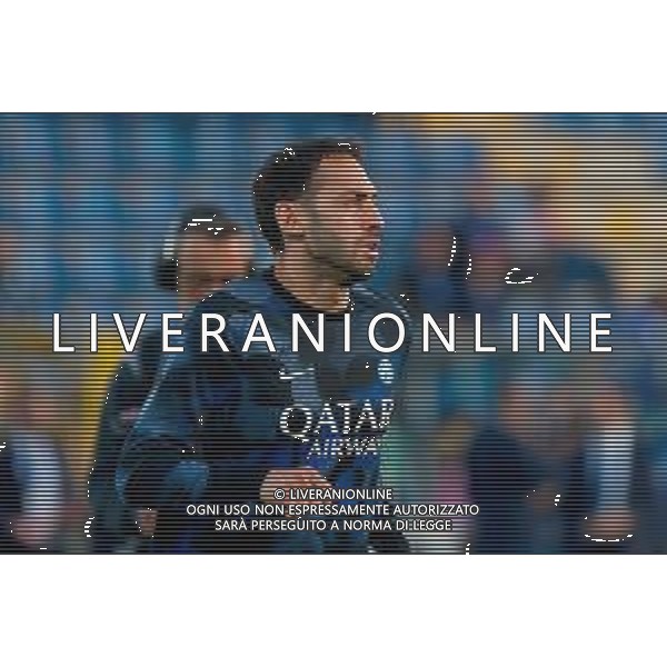 TVEM May 23, 2025 Como, Italy - Como 1907 vs FC Inter - Italian soccer serie A 2024/25 - Giuseppe Sinigaglia Stadium. In the pic: Hakan Calhanoglu of FC Inter ©TVEM Emmanuele Mastrodonato - AGENZIA ALDO LIVERANI SAS
